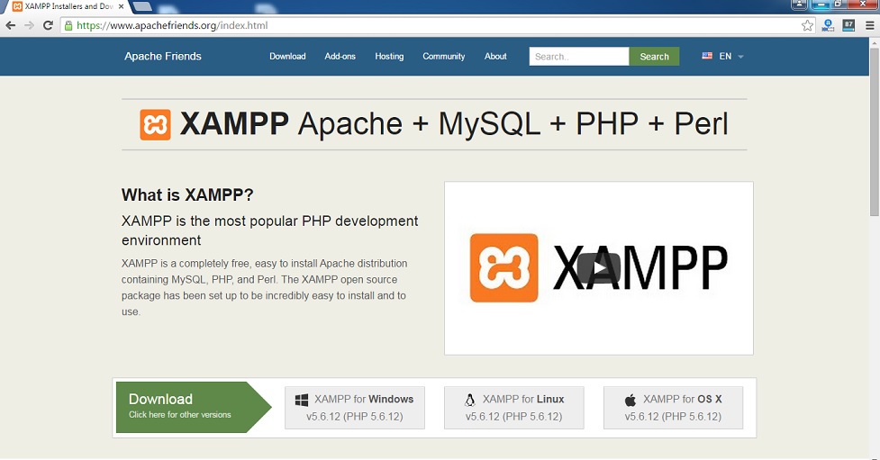 xampp-website